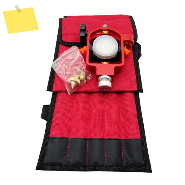 트림블 토탈 스테이션용 레드 FDC066 ADS106 미니 프리즘 0 -30mm 4극 알루미늄 측량 기기 실버 코팅 제품 이미지