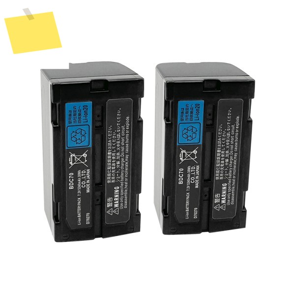 Sokia CXRX-350 OSES 용 신품 5PCS BDC70 배터리 탑 토탈 스테이션 7.2V 5240mAh 충전식 리튬 이온 제품 이미지