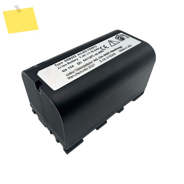 스위스 ATX1200 토탈 스테이션 용 10PCS GEB222 배터리 7.4V 6000mAh 측량 장비 리튬 제품 이미지