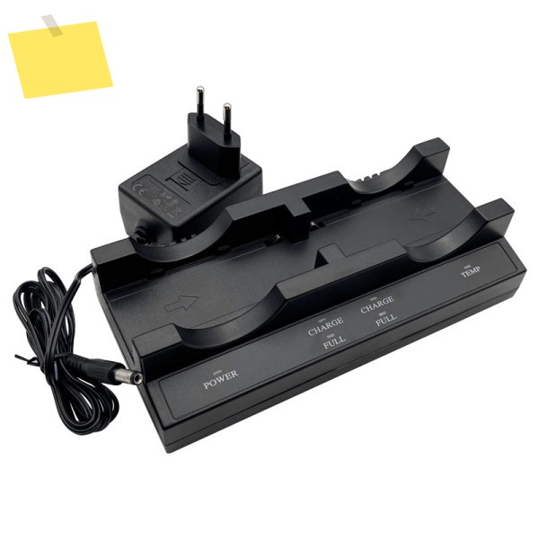 남부 GPS S82 BT-L7408W 배터리 용 신품 듀얼 충전기 이중 스테이션 입력 12VDC 1.25A 출력 400mA 제품 이미지