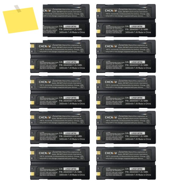 10PCS 2004050017XB-2 CHCNAV X90X91X93M500600 시리즈 GPS 배터리 모델 3400mAh 7.4V 제품 이미지