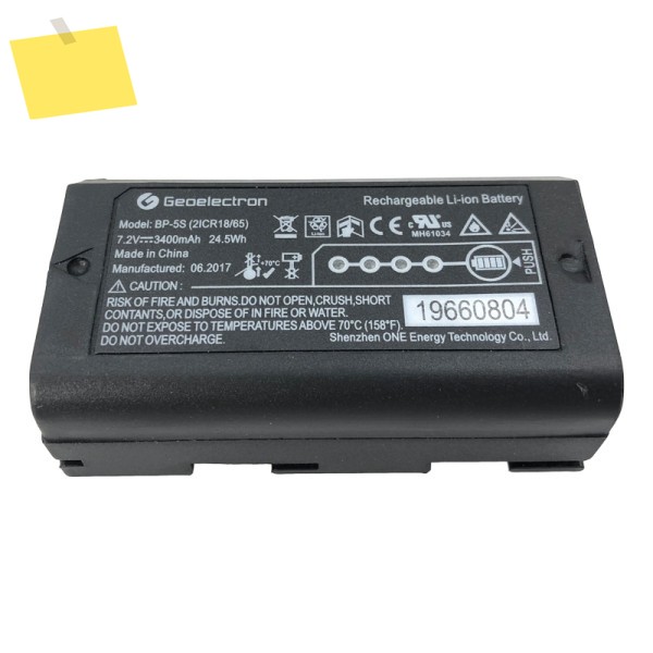 남부 Unistrong Stonex X11 데이터 컨트롤러 FOIF A90 STONEX P9-G S6 S9 용 BP-5S 배터리 7.2V 3400mAh 제품 이미지