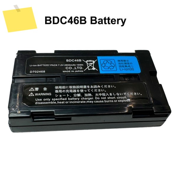 6PCS BDC46 배터리 Sok 토탈 스테이션 SET230R 2105106100 2600mAh 제품 이미지