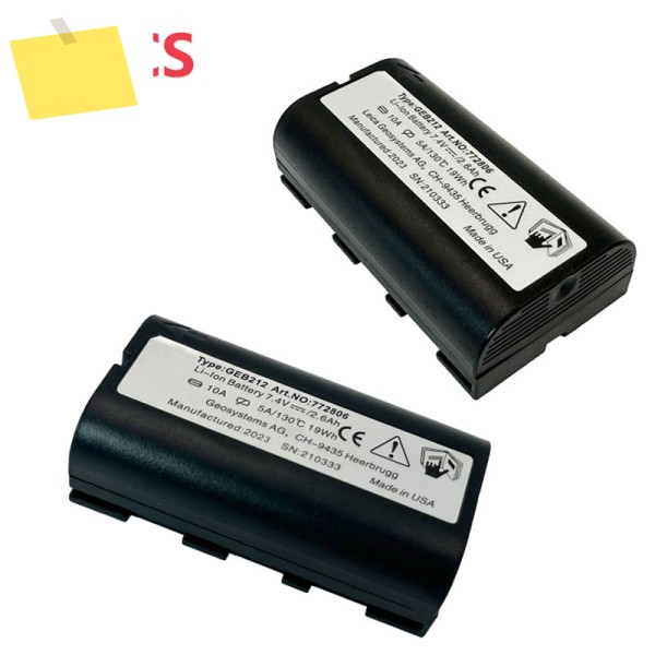 스위스 ATX1200 토탈 스테이션 충전식 2PCS GEB212 배터리 제품 이미지