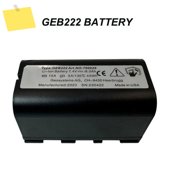 TS02 ATX1200 토탈 스테이션 용 5 PCS GEB222 배터리 7.4V 6000mAh 측량 장비 리튬 제품 이미지