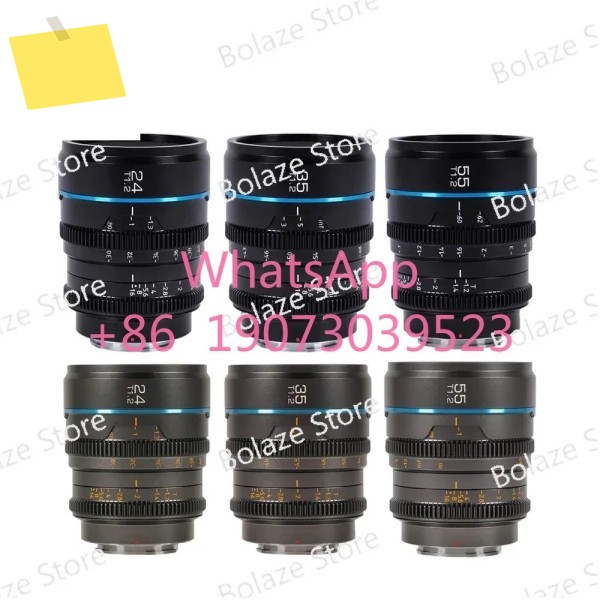 SONY E Fuji XF Canon FR M43 총검 카메라, 24mm 35mm T1.2S35 영화 렌즈 대형 조리개 적합 제품 이미지