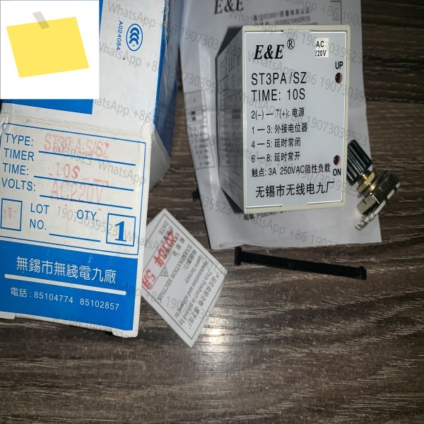 신품 정품 Wuxi 라디오 9 공장 시간 릴레이 ST3PA-SSZ AC220V 10S 24v 제품 이미지