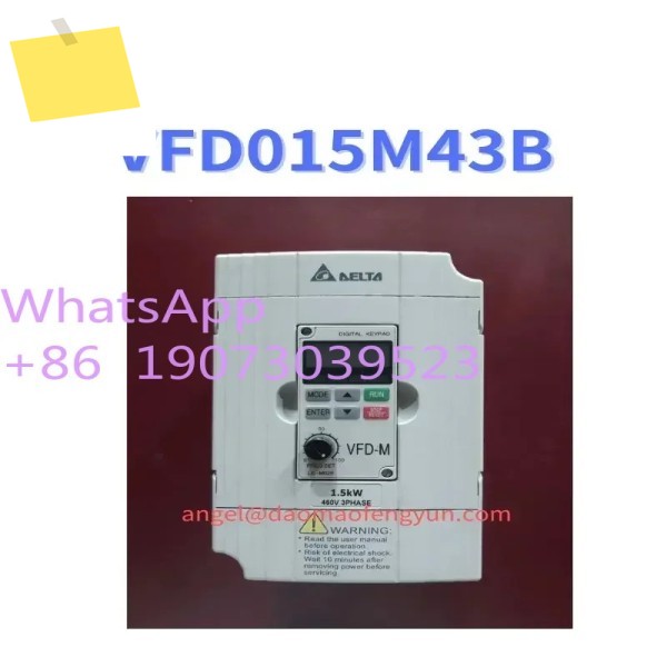 VFD015M43B 중고 인버터 1.5kW 460V 3PHASE 작동 기능 OK 제품 이미지