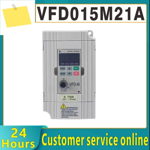 신품 오리지널 델타 인버터 VFD015M21A 단상 220V 1.5KW 제품 이미지