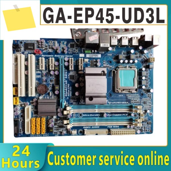 100% 테스트 GA-EP45-UD3L 마더보드 LGA 775 DDR2 16GB 데스크탑 컴퓨터 제품 이미지
