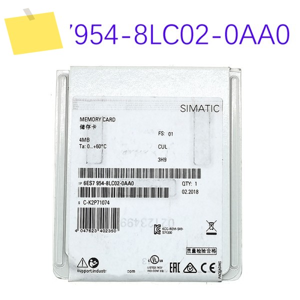 신품 원본 6ES7954-8LC02-0AA0 S7-1200 PLC 메모리 카드스토리지 카드 4MB 제품 이미지