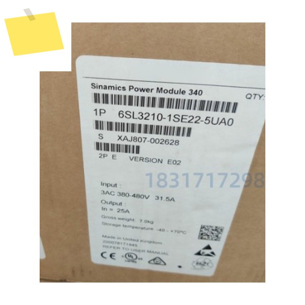 신품 오리지널 IP 6SL3210-1SE22-5UA0 PM340 인버터 11kW 380-480V 삼상 AC 제품 이미지