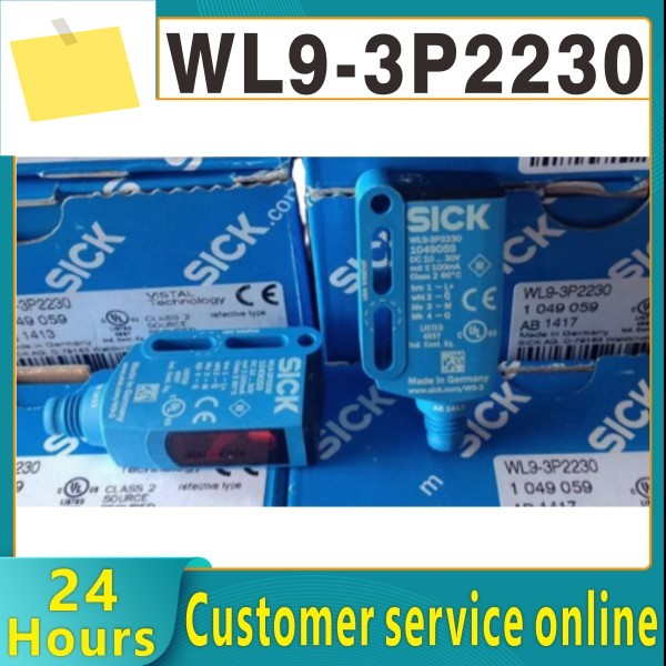 신품 오리지널 SICK 미러 반사 광전 스위치 WL9-3P2230, 제품 이미지