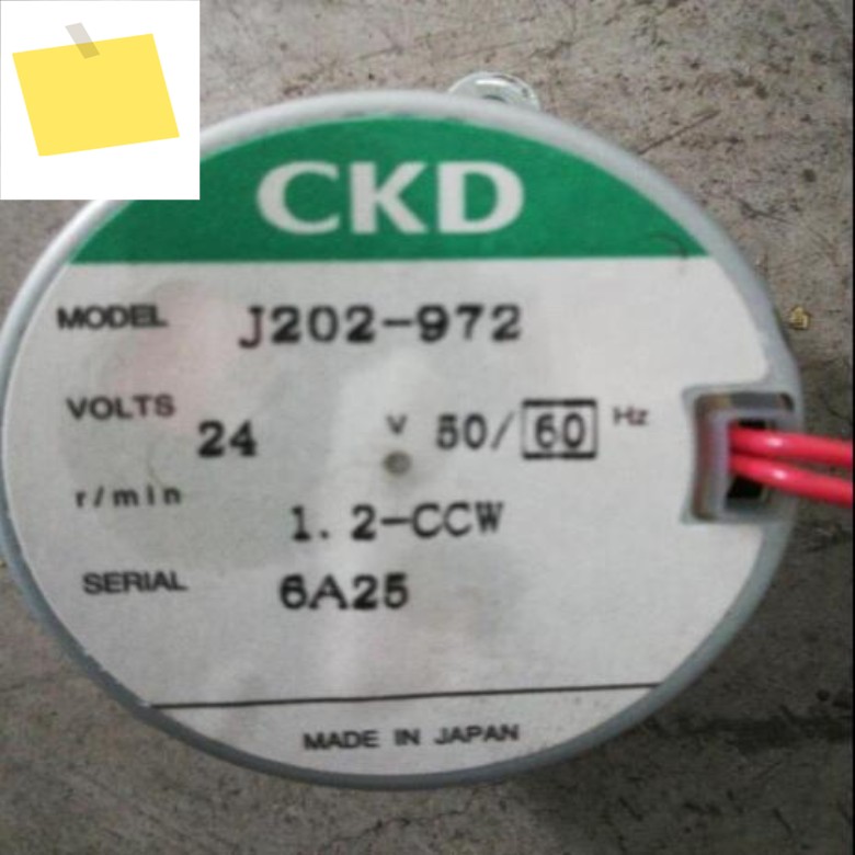 패키지 없는 오리지널 모터, CKD J202-755, 새제품 제품 이미지
