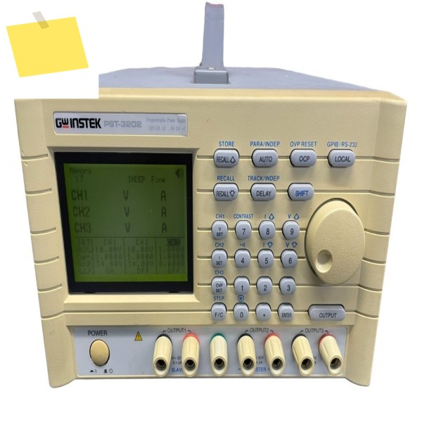 GW Instek PST-3202 트리플 출력 프로그래머블 DC 전원 공급기, 32V2A X2 GPIB # 모쿠 제품 이미지