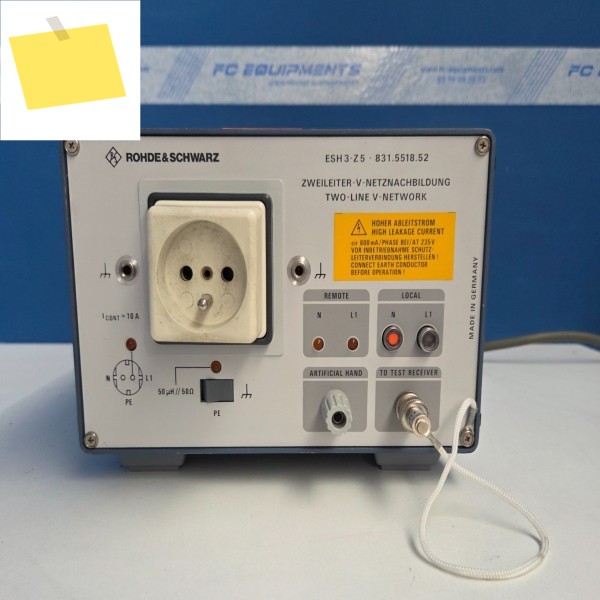 로데앤슈바르츠 ESH3-Z5 투라인 V-네트워크 LISN 30MHz # 모쿠 제품 이미지