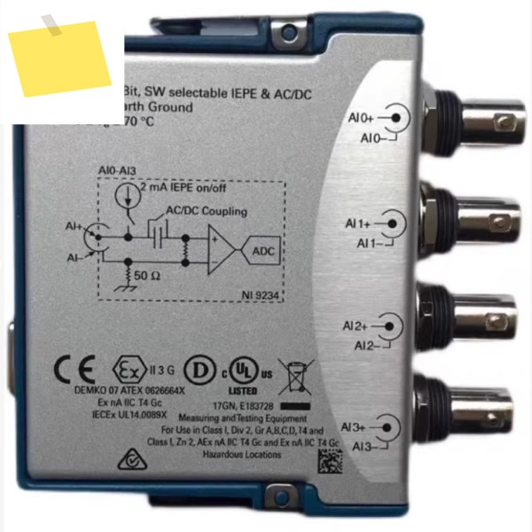 중고 National Instruments NI-9234 음향 및 진동 입력 779680-01 # 모쿠 제품 이미지