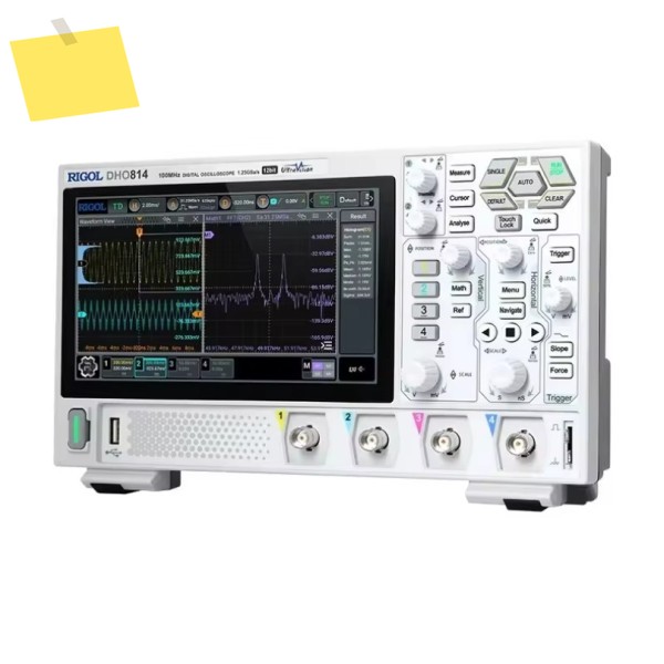 RIGOL DHO802 70MHz 2채널 12비트 휴대용 고해상도 디지털 오실로스코프2PCS 프로브 포함 7인치 터치 스크린 # 제품 이미지