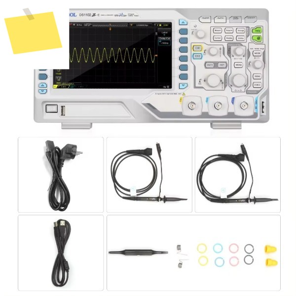 RIGOL DS1102Z-E 100Mhz 2채널 디지털 오실로스코프 1GSas 24Mpts 30,000wfms # 모크 제품 이미지