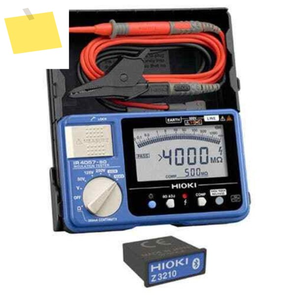 히오키 IR4057-50 KIT 디지털 절연 저항계 키트 무선 어댑터 포함 # 모쿠 제품 이미지