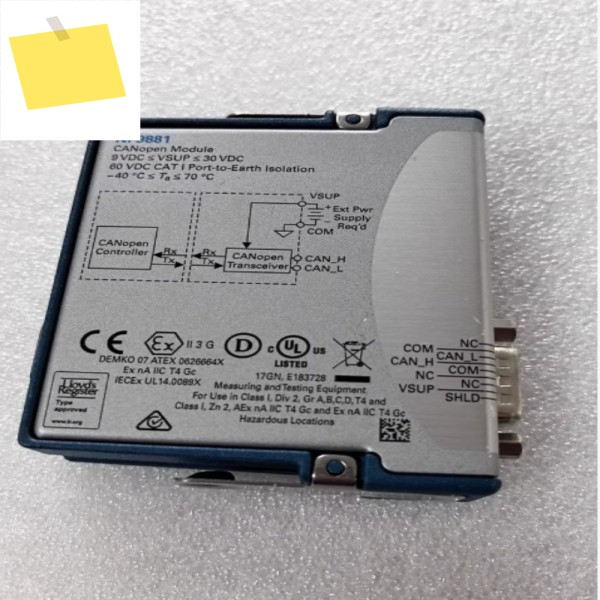 National Instruments NI 9881 cRIO CANopen 인터페이스 모듈 # 모쿠 제품 이미지