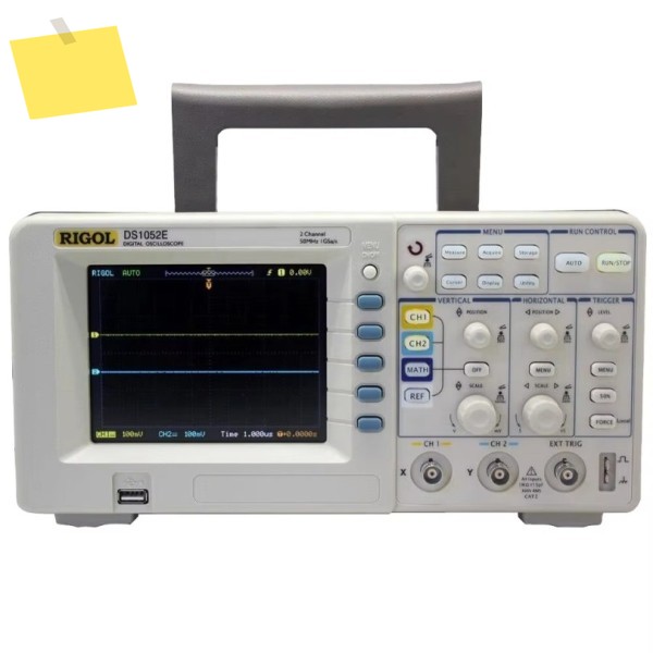 RIGOL DS1052E 50MHz 디지털 오실로스코프 2채널, USB, 1GSas 샘플링 속도 # 모크 제품 이미지