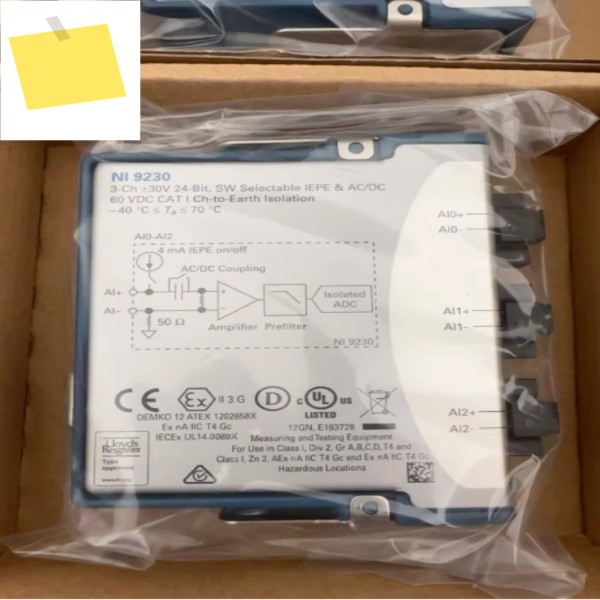 NATIONAL INSTRUMENTS NI 9230 음향 및 진동 모듈새 제품 # 모쿠 제품 이미지
