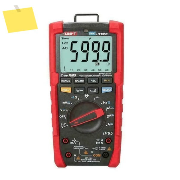 UNI-T UT195E 산업용 방수 멀티미터 트루 RMS 플래시라이트 디지털 IP6Kd # 모쿠 제품 이미지