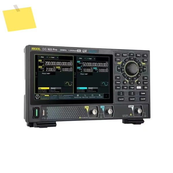 RIGOL DG922 Pro- 200MHz 기능임의 파형 발생기 2채널 7인치 TFT 컬러 터치 스크린 # 모크 제품 이미지