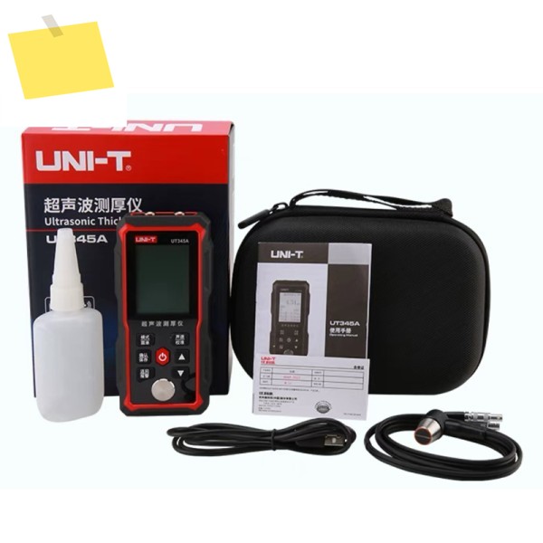 UNI-T UT345A 초음파 두께 측정기 디지털 범위 1.00~300.00mm 제품 이미지