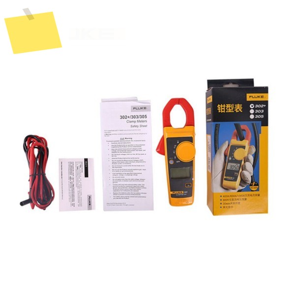 FLUKE 305 디지털 클램프 계량기 멀티미터, AC 999.9A 백라이트 디스플레이 브랜드 뉴! 소프트 케이스 옵션 제품 이미지