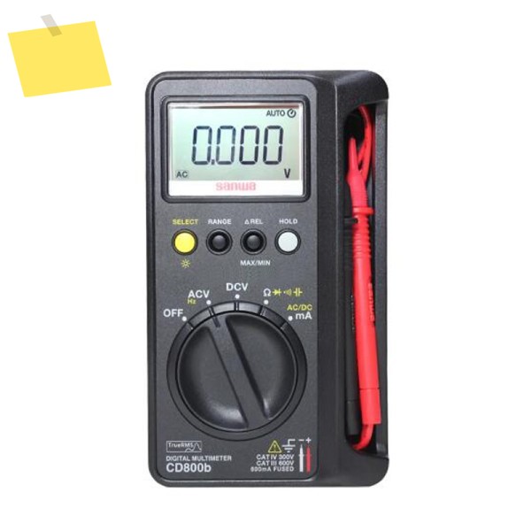 Sanwa CD800B 디지털 멀티미터 True RMS 데이터 잠금 켜기 및 끄기 버즈 자동 절전 제품 이미지