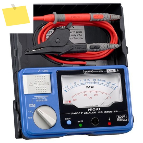 HIOKI IR4017-20 단일 범위 500V1000메그옴 아날로그 절연 저항 테스터 제품 이미지