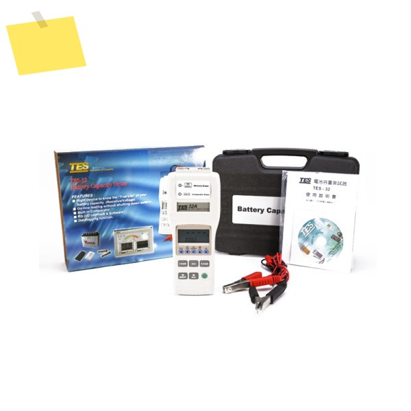 TES-32A 리튬 배터리 용량 테스터 0-500AH, DCV 저항 측정 RS232 포함 제품 이미지