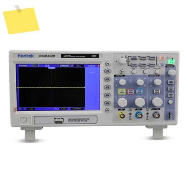 Hantek DSO5062B 디지털 벤치탑 오실로스코프 60MHz 대역폭으로 PC 실시간 분석용 소프트웨어 제공 제품 이미지