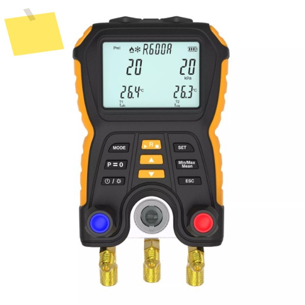 HT-750 디지털 압력계 냉동 진공 매니폴드 테스터 냉매 미터 r134a 누출 온도용 전자식 제품 이미지