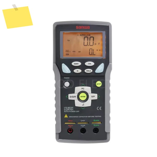 산와 LCR701 휴대용 미터 100KHz 인덕턴스 커패시턴스 저항 테스터 전자 부품용 제품 이미지