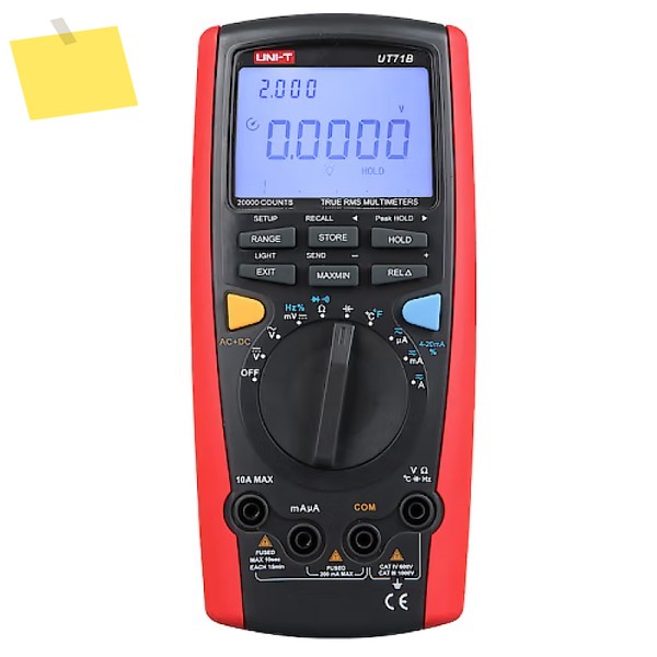 UNI-T UT71B 스마트 LCD 디지털 멀티테스터 ACDC 전류 전압 USB 저항 전자 수리용 제품 이미지