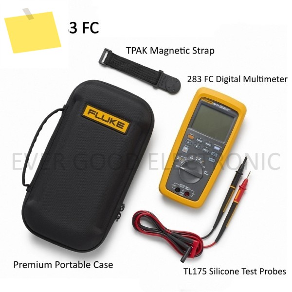 FLUKE 283FC PV 디지털 멀티미터 CAT III 1500V 다기능 측정 도구 전기 공학용 제품 이미지