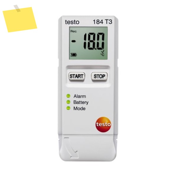 TESTO 184-T3 온도 데이터 로거 모니터링용 0572 - 소형 휴대용 제품 이미지