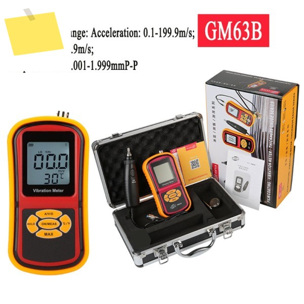 BENETECH GM63B 고정밀 민감한 휴대용 디지털 진동계 테스터 제품 이미지