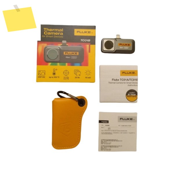 Fluke iSee 스마트폰 열상 카메라, IOS, 안드로이드, C 타입, 휴대폰 바닥 난방 파이프, PCB, 256x192, 25Hz, HD TC01A, 제품 이미지