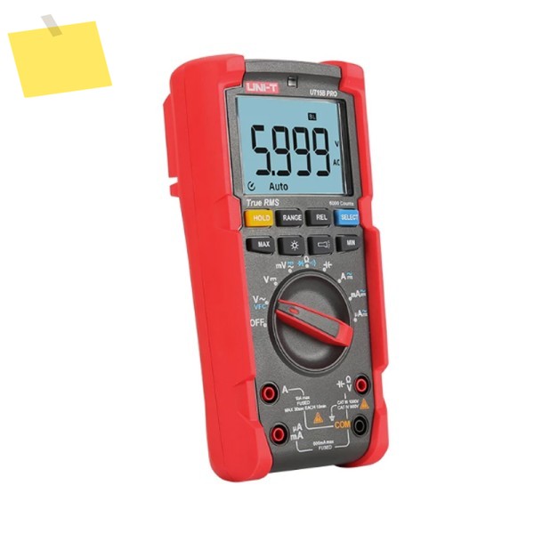 UNI-T UT15B PRO True RMS 디지털 멀티미터 듀티 사이클 안티 버닝 VFC Hz 캐패시터 커패시터 저항 제품 이미지