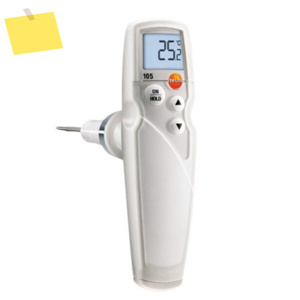 Testo 105 T 핸들 식품 온도계, 냉동 팁 포함 제품 이미지