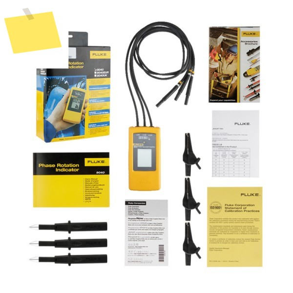 FLUKE 9040 디지털 위상 회전 표시기 테스터 미터 40-700V, 15-600HZ 제품 이미지