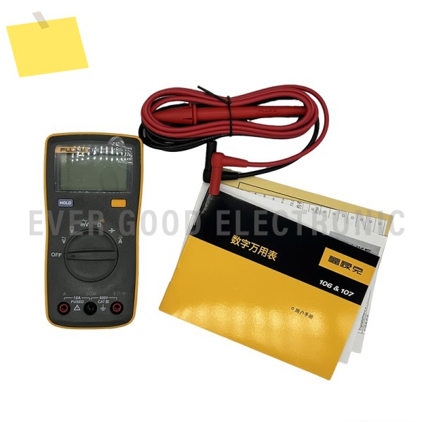 FLUKE 106 휴대용 디지털 멀티미터 소프트 케이스 포함 제품 이미지
