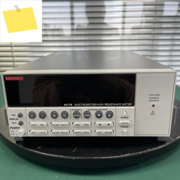 Keithley 6517B 전위계고저항계 | 10aA에서 20mA, 200TΩ 범위, 초저전류용 1fA 감도 제품 이미지