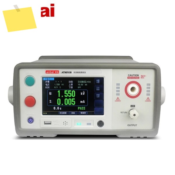 Applent AT9210B AC 내전압 테스터, 출력 범위 0.050kV-5.000kV 제품 이미지
