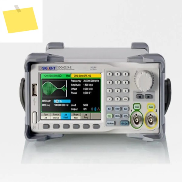 Siglent SDG6022X-E 펄스임의 파형 발생기 최대 200MHz 샘플링 속도2.4GSas 제품 이미지