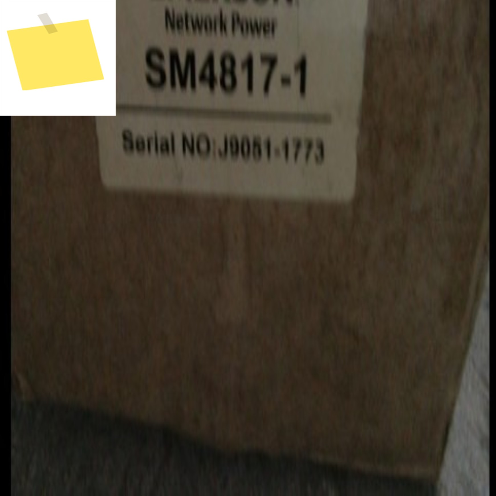 SM4817-1 새제품 및 오리지널 네트워크 전원 제품 이미지